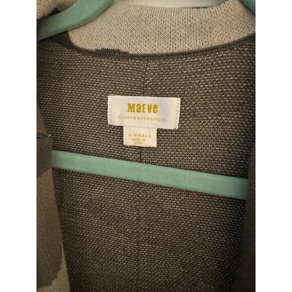 Anthropologie Maeve Kieran Sweater Coat, size XS, camo, schaket - Picture 5 of 8